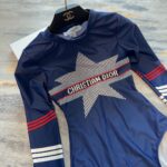 Dior Swimsuit Long Sleeves Blue For Women