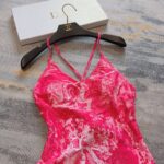 Dior Swimsuit Complex Pattern Pink For Women