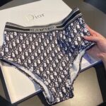 Dior Swimsuit Oblique Dark Blue For Women