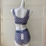 Dior Swimsuit Oblique Dark Blue For Women