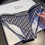 Dior Swimsuit Oblique Blue For Women