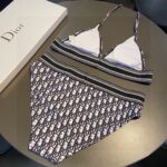 Dior Swimsuit Oblique Blue For Women