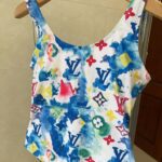 Louis Vuitton Swimsuit Monogram Blue For Women