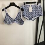 Dior Swimsuit Oblique Blue For Women