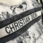 Dior Swimsuit Bird Pattern White For Women