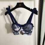 Dior Swimsuit Navy Blue For Women