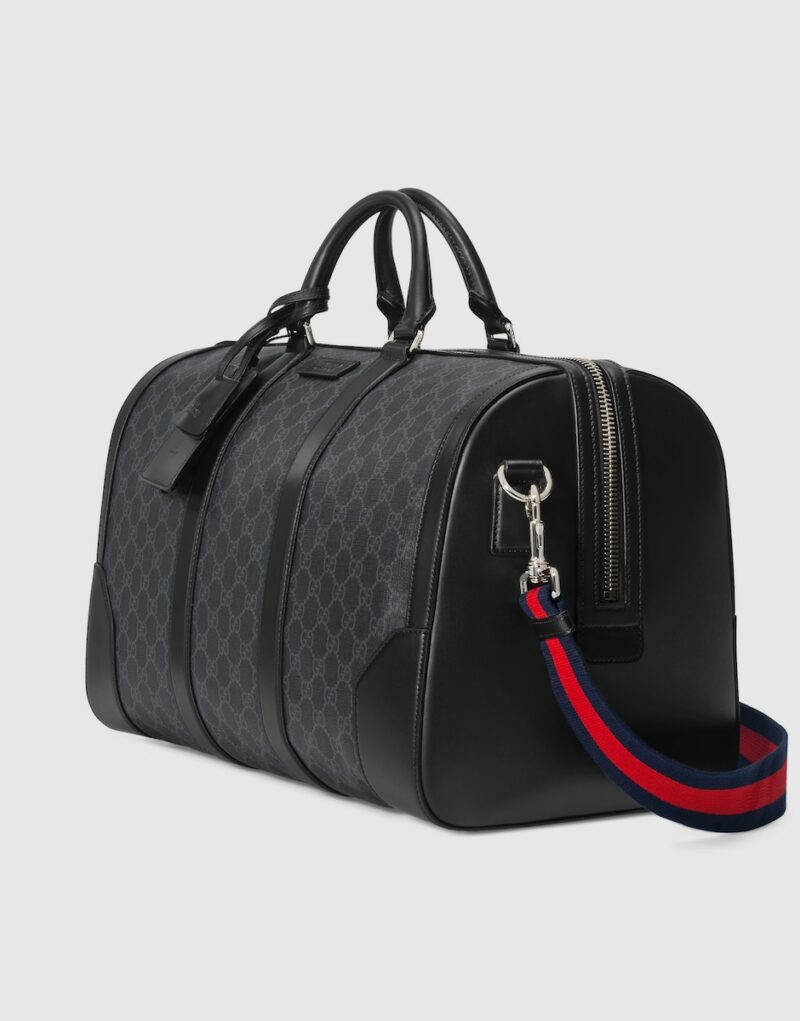 Gucci Carry-On Duffle Black For Men 17.3in/44cm 474131 K5IAN 1095