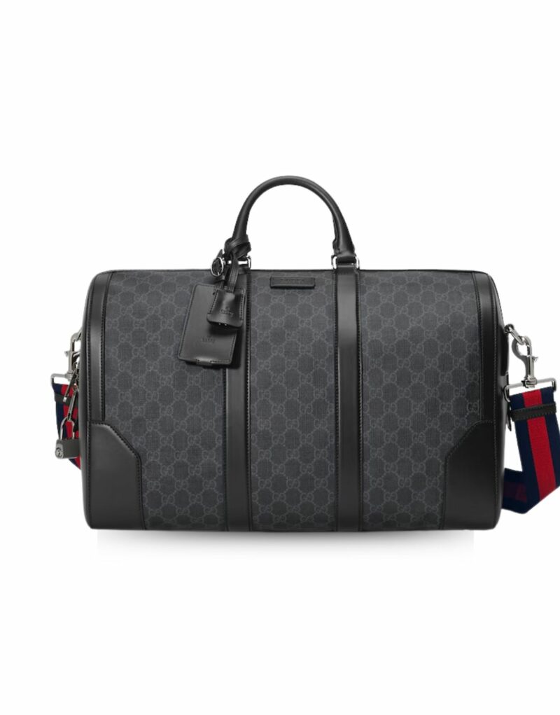 Gucci Carry-On Duffle Black For Men 17.3in/44cm 474131 K5IAN 1095