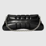 Gucci Horsebit Chain Medium Shoulder Bag Black For Women 15 Inches/ 38 Cm 764255 AACU1 1000