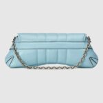 Gucci Horsebit Chain Medium Shoulder Bag Light Blue For Women 15 Inches/ 38 Cm 764255 AACU1 4811