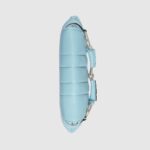 Gucci Horsebit Chain Medium Shoulder Bag Light Blue For Women 15 Inches/ 38 Cm 764255 AACU1 4811