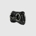 Gucci Horsebit Chain Medium Shoulder Bag Black For Women 15 Inches/ 38 Cm 764255 AACU1 1000