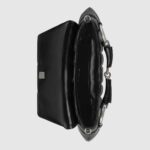 Gucci Horsebit Chain Medium Shoulder Bag Black For Women 15 Inches/ 38 Cm 764255 AACU1 1000