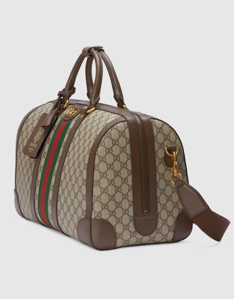 Gucci Savoy Medium Duffle Bag Beige For Men 17.3 In/ 44 Cm 724642 9C2ST 8746