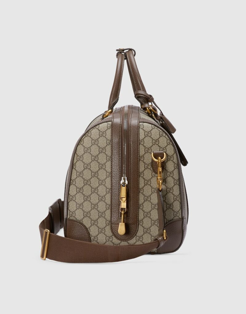 Gucci Savoy Medium Duffle Bag Beige For Men 17.3 In/ 44 Cm 724642 9C2ST 8746
