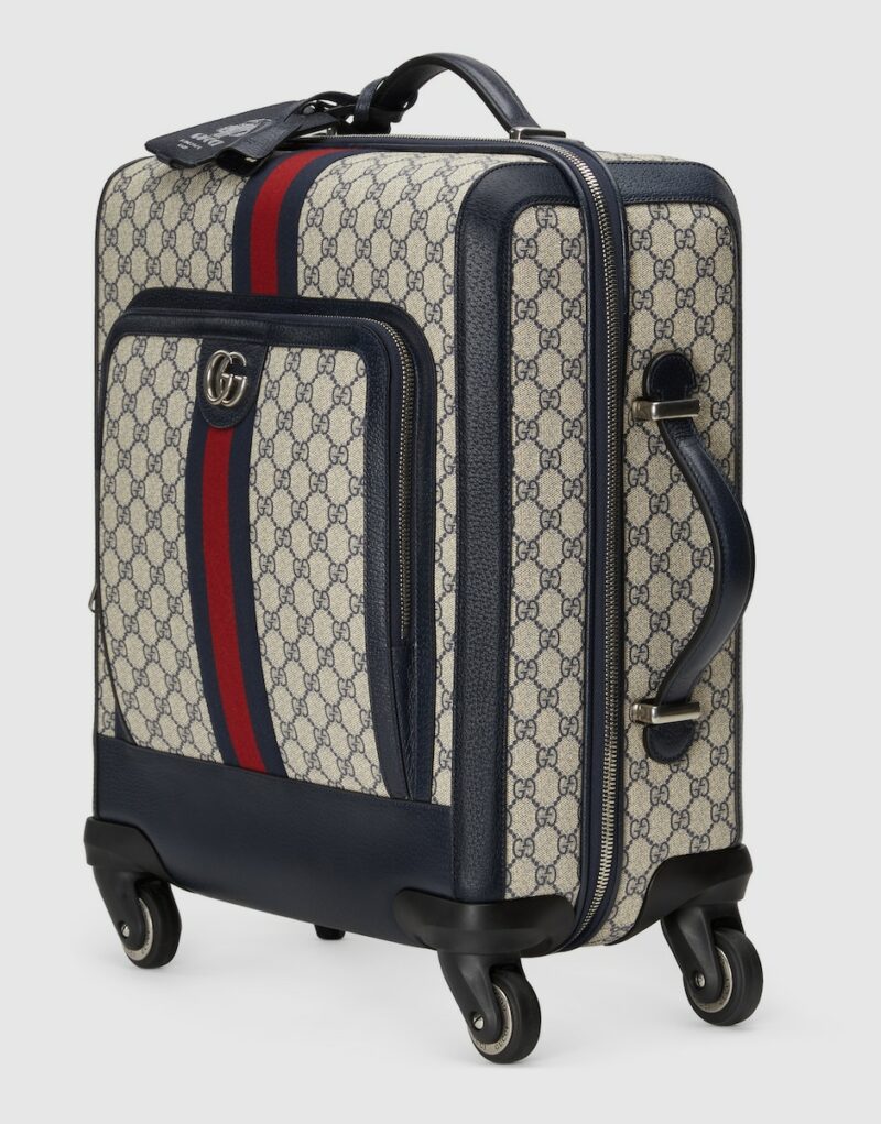 Gucci Savoy Small Cabin Trolley Beige For Men 20.7 in/ 51 cm 693646 96IWN 4076