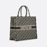 Dior Large Dior Book Tote Blue For Women 16.5 Inches/ 42 Cm M1286ZRIW_M828