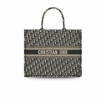 Dior Large Dior Book Tote Blue For Women 16.5 Inches/ 42 Cm M1286ZRIW_M828