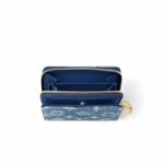 Louis Vuitton Lou Wallet Blue For Women 4.5 Inches/ 11.5 Cm M83160