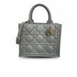 Dior Small Book Tote Bag Grey For Women 10,4in/26,5cm