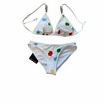 Louis Vuitton Swimsuit Polka Dots White For Women