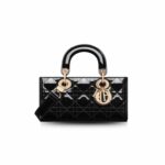 Dior Medium Lady D-Joy Bag Black For Women 8,7in/22cm