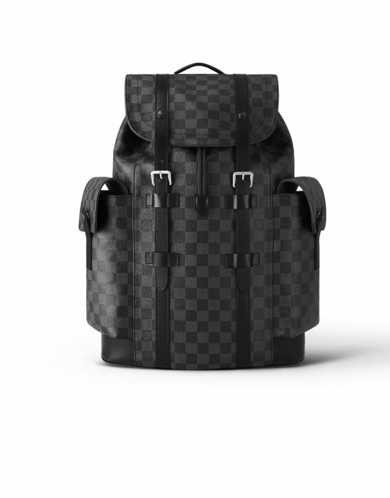 Louis Vuitton Christopher MM Damier Graphite For Men 17.3in/44cm N41379