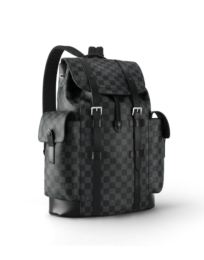Louis Vuitton Christopher MM Damier Graphite For Men 17.3in/44cm N41379
