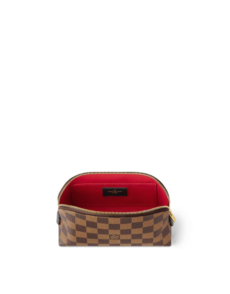 Louis Vuitton Cosmetic PM Pouch Bag Brown For Women 7,5in/19cm N47516
