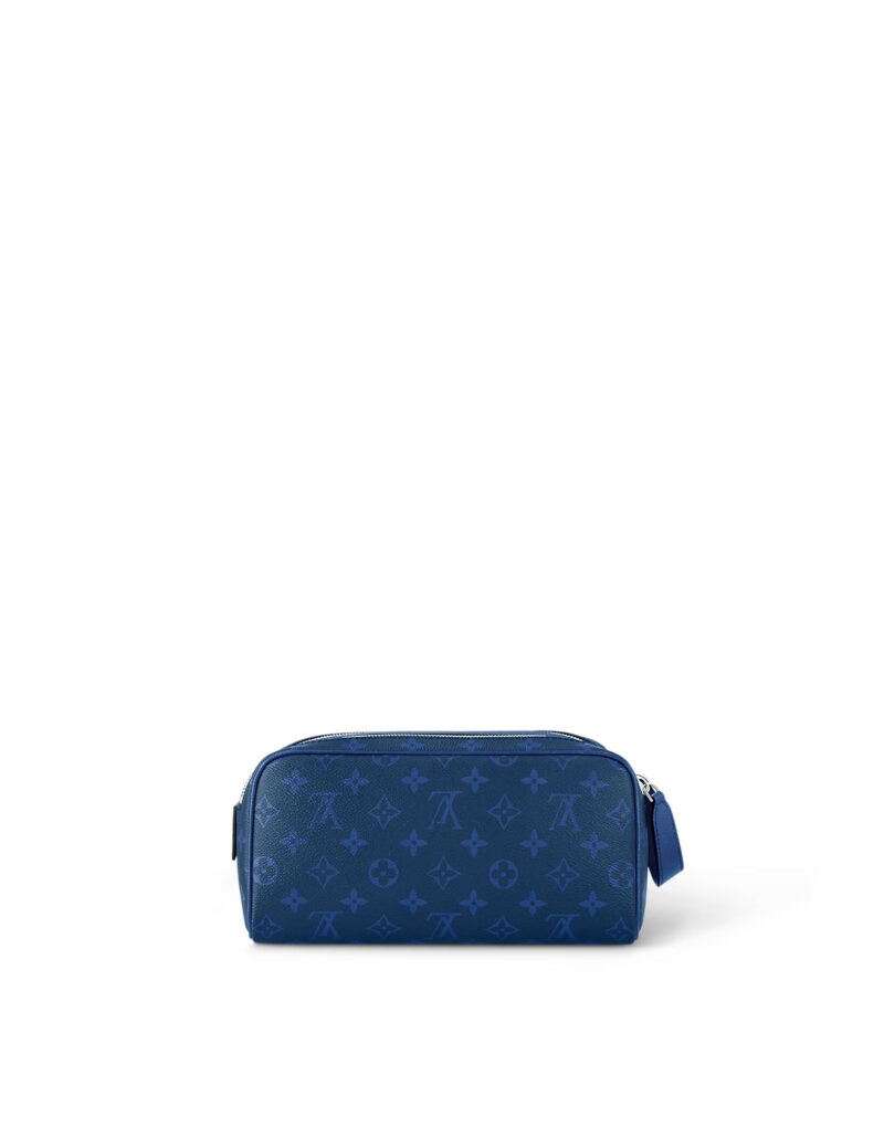 Louis Vuitton Toilet Dopp Kit Pouch Bag Blue For Men 11in/28cm M30849