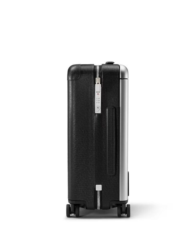 Louis Vuitton Horizon 55 Taiga Leather Suitcase Bag Black  15in/38cm M23260