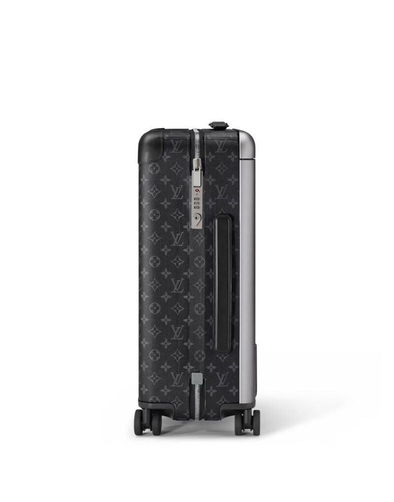 Louis Vuitton Horizon 55 Monogram Eclipse Suitcase Bag Black  15in/38cm M23002