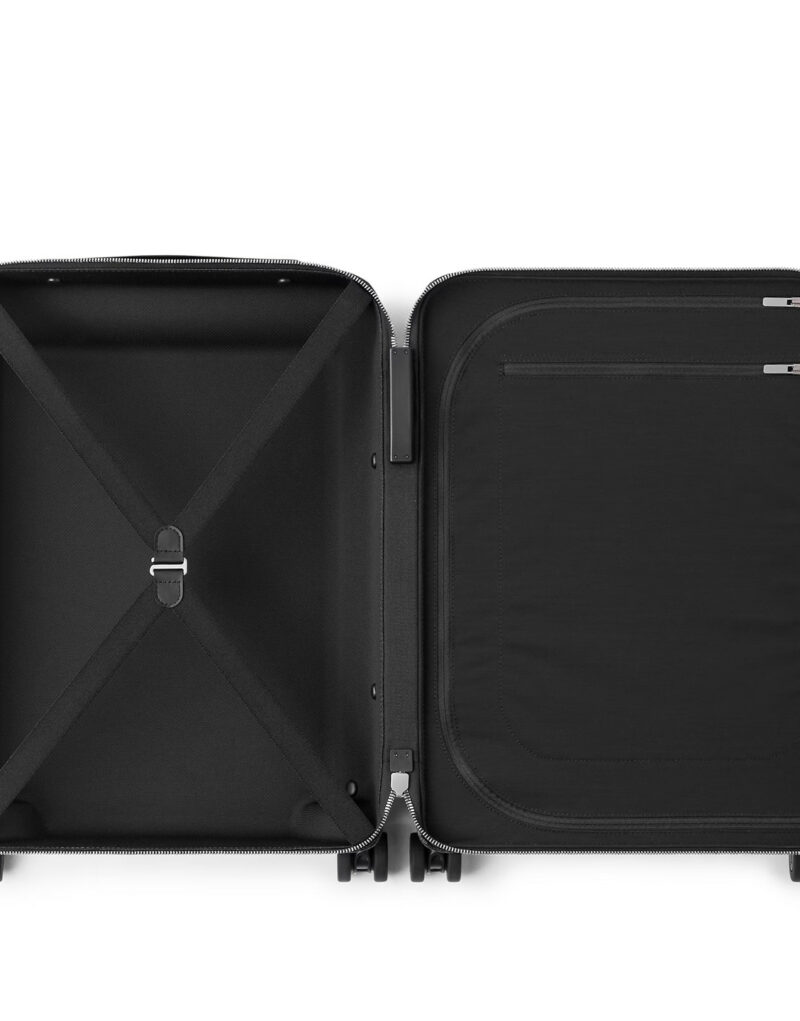Louis Vuitton Horizon 55 Monogram Eclipse Suitcase Bag Black  15in/38cm M23002