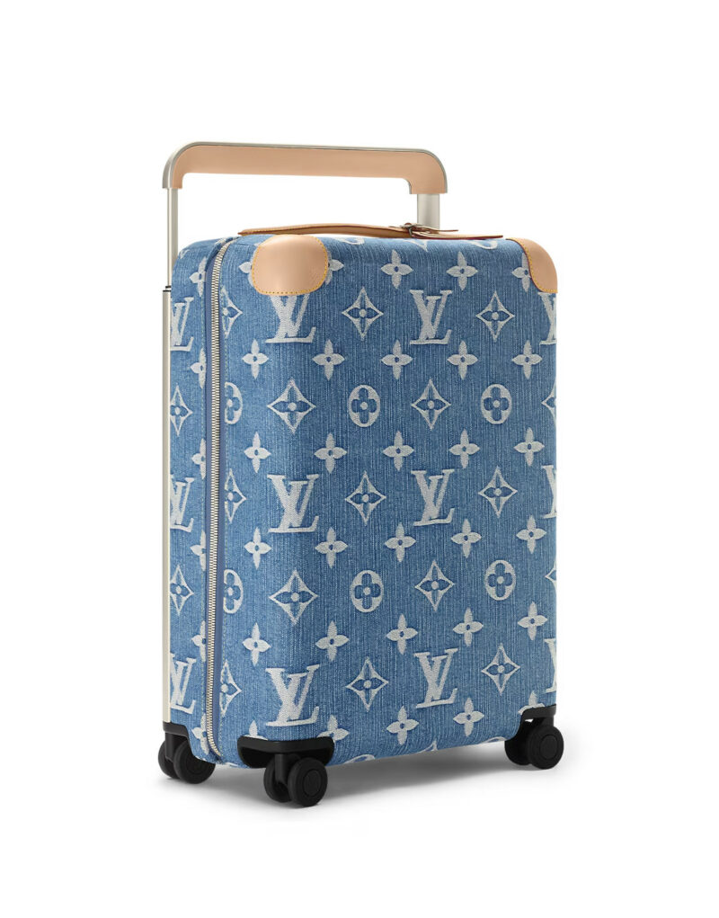 Louis Vuitton Horizon 55 Suitcase Bag Blue  15in/38cm M24314