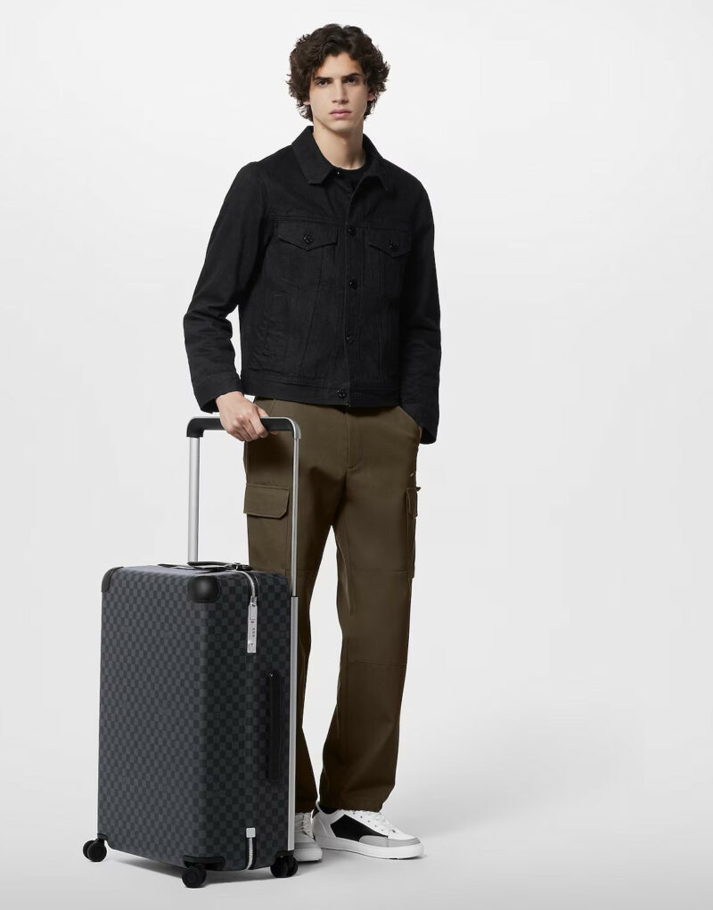 Louis Vuitton Horizon 70 Damier Graphite Canvas Suitcase Bag Black  18,1in/46cm N41646