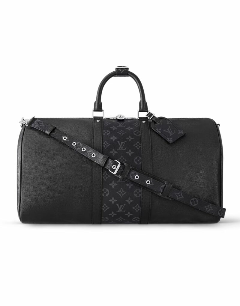 Louis Vuitton Keepall Bandoulière 50 Bag Black For Men 19,7in/50cm M53763