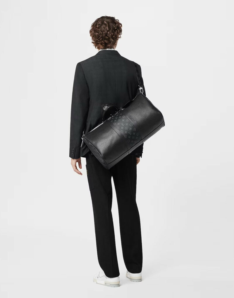Louis Vuitton Keepall Bandoulière 50 Bag Black For Men 19,7in/50cm M53763