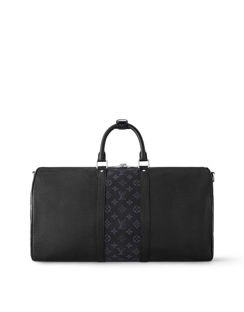 Louis Vuitton Keepall Bandoulière 50 Bag Black For Men 19,7in/50cm M53763