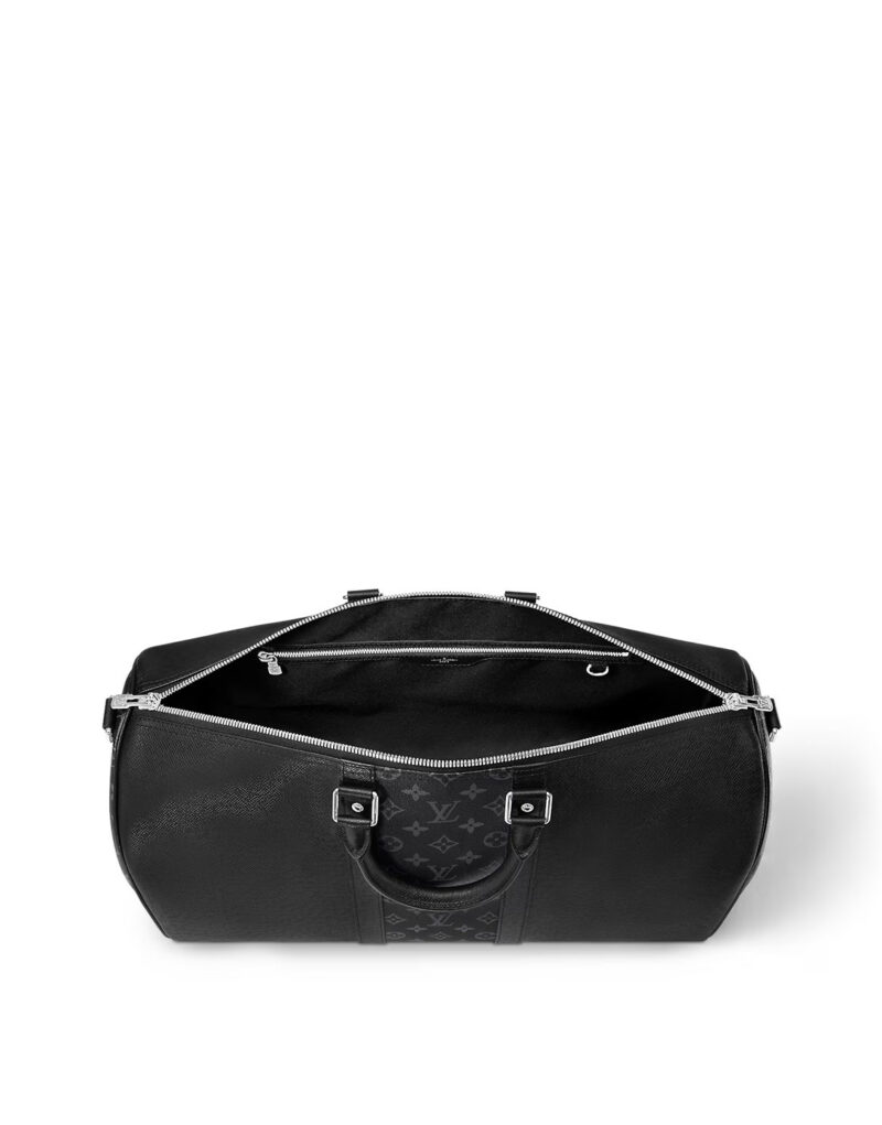 Louis Vuitton Keepall Bandoulière 50 Bag Black For Men 19,7in/50cm M53763