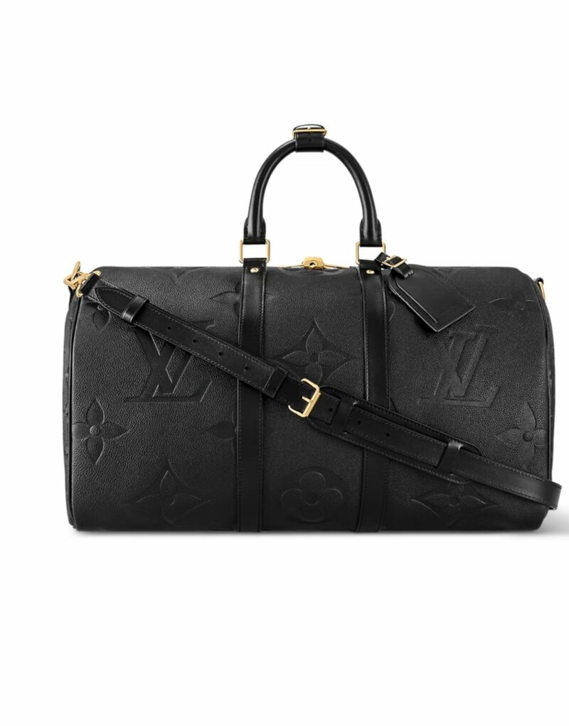Louis Vuitton Keepall Bandoulière 45 Bag Black For Men 17,7in/45cm M45532