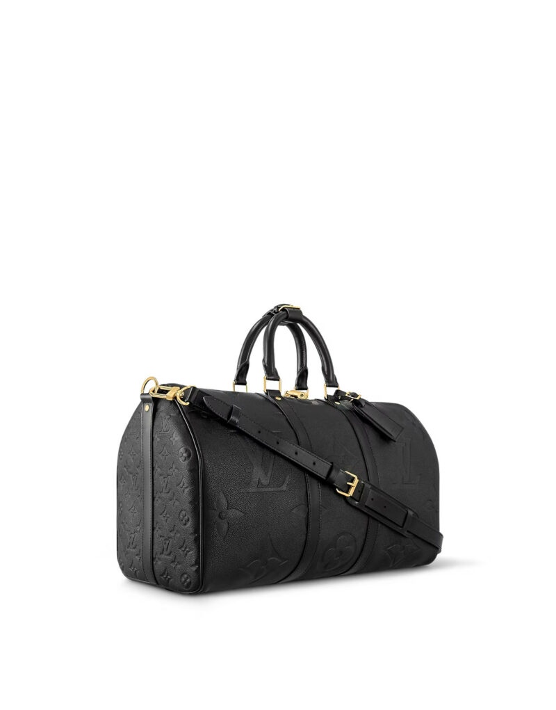 Louis Vuitton Keepall Bandoulière 45 Bag Black For Men 17,7in/45cm M45532