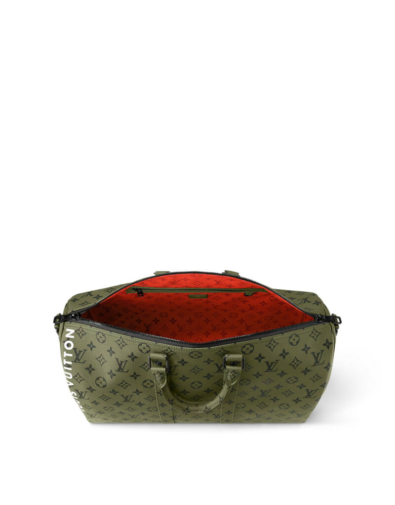 Louis Vuitton Keepall Bandoulière 45 Bag Green For Men 17,7in/45cm M23962
