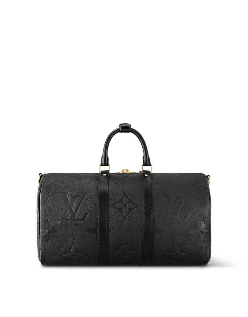Louis Vuitton Keepall Bandoulière 45 Bag Black For Men 17,7in/45cm M45532
