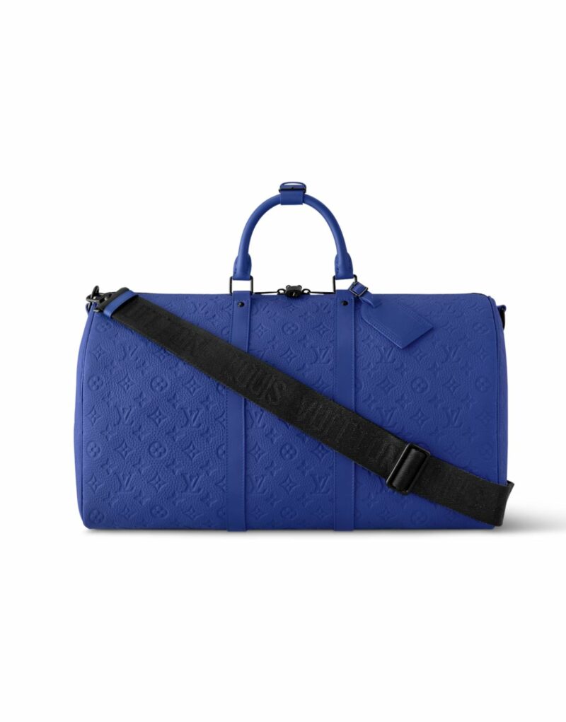Louis Vuitton Keepall Bandoulière 50 Bag Blue For Men 19,7in/50cm M23141
