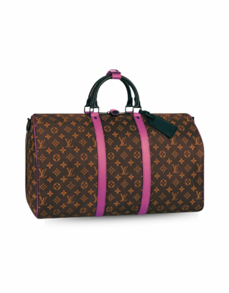 Louis Vuitton Keepall Bandouliere 50 Pink For Women 19.7in/50cm M45866