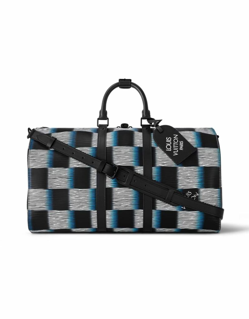Louis Vuitton Keepall Bandoulière 50 Bag Blue For Men 19,7in/50cm M23771
