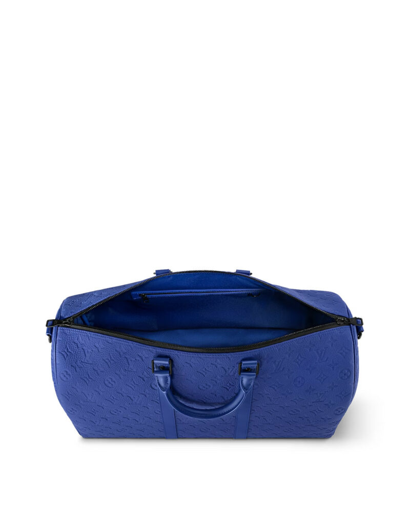 Louis Vuitton Keepall Bandoulière 50 Bag Blue For Men 19,7in/50cm M23141