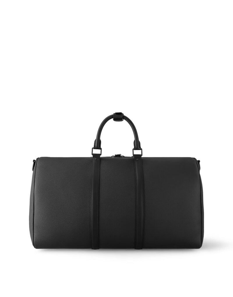Louis Vuitton Keepall Bandoulière 50 Bag Black For Men 19,7in/50cm M21420