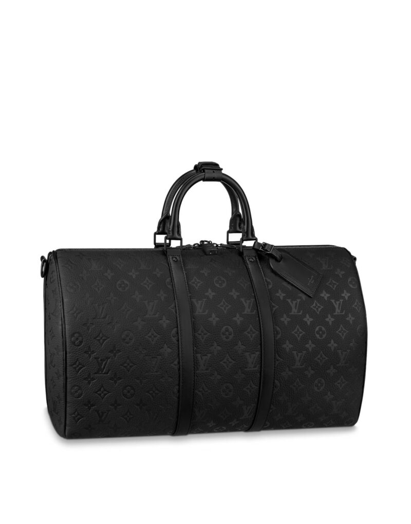 Louis Vuitton Keepall Bandoulière 50 Bag Black For Men 19,7in/50cm M59025