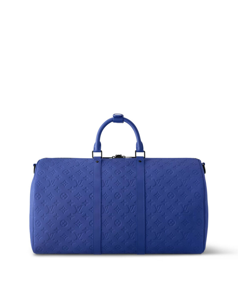 Louis Vuitton Keepall Bandoulière 50 Bag Blue For Men 19,7in/50cm M23141